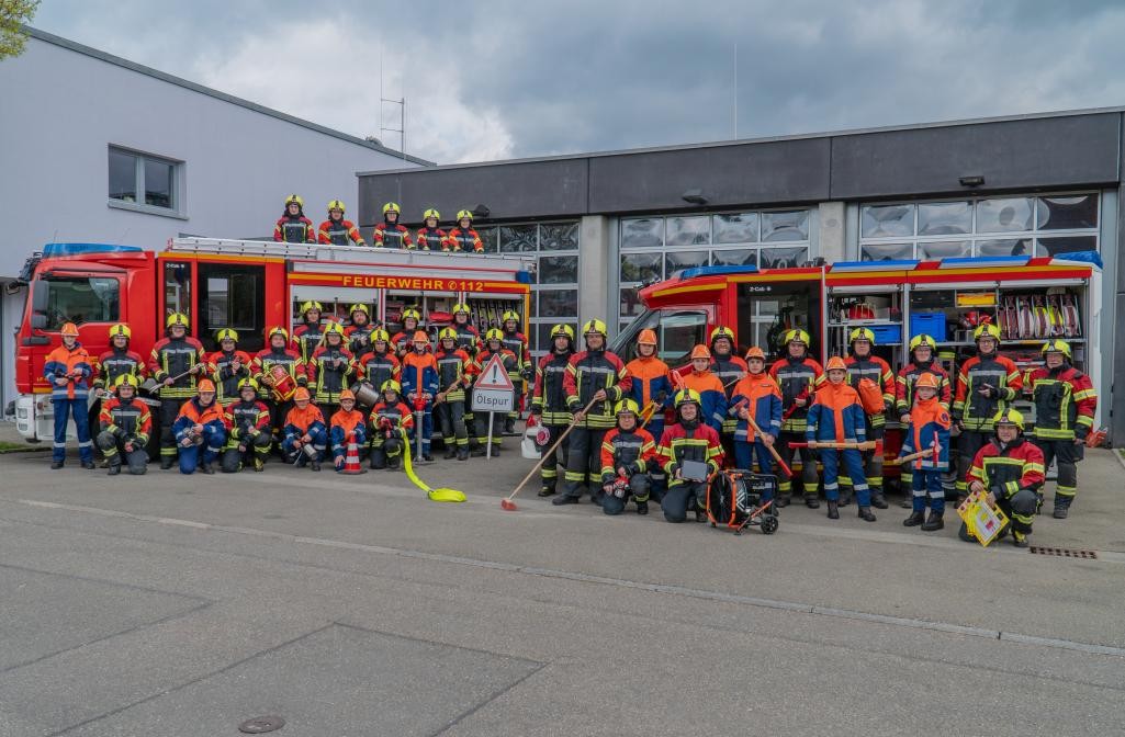 Gruppenfoto der Abteilung Endingen